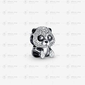 Pandora Sparkling Cute Panda Charm|Pendant